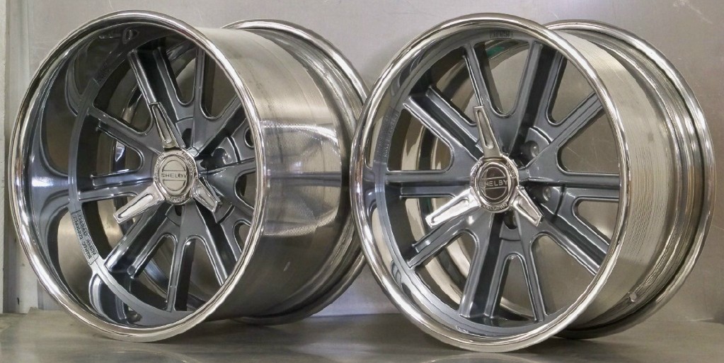 18s set of 4 - 407S Shelby staggered EXTRA WIDE 65-73 Mustang
