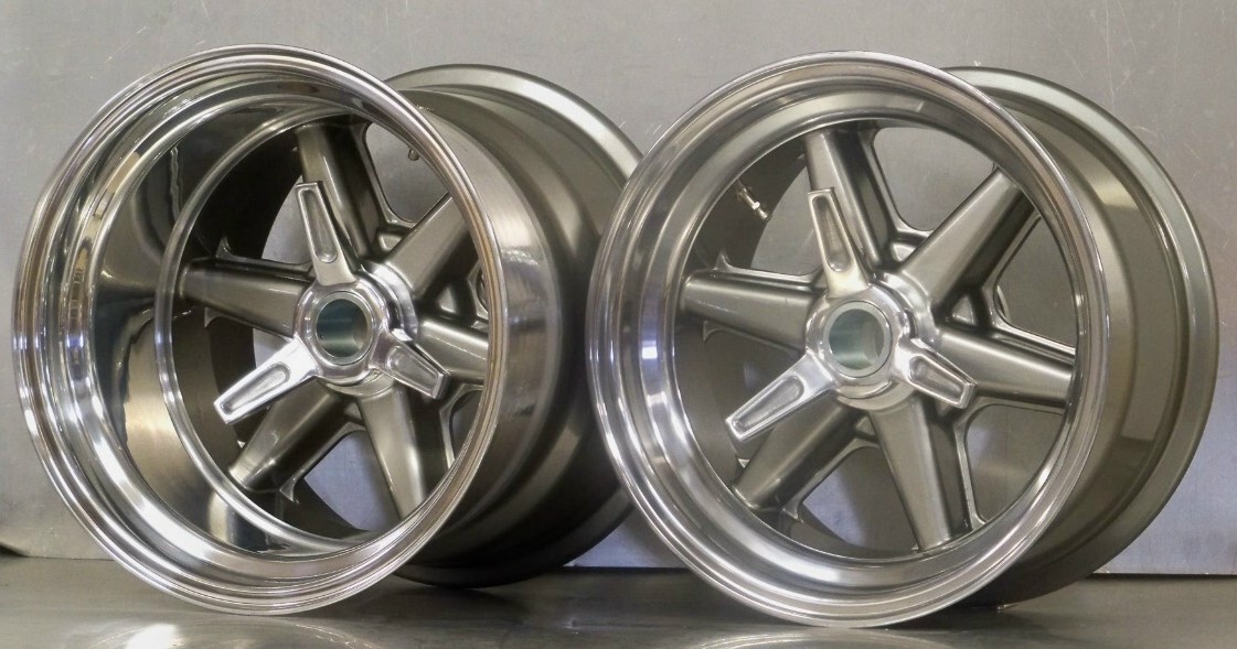 15s BR 5 pin wide rear 15x8 15x12 set of 4 wheels only - Click Image to Close