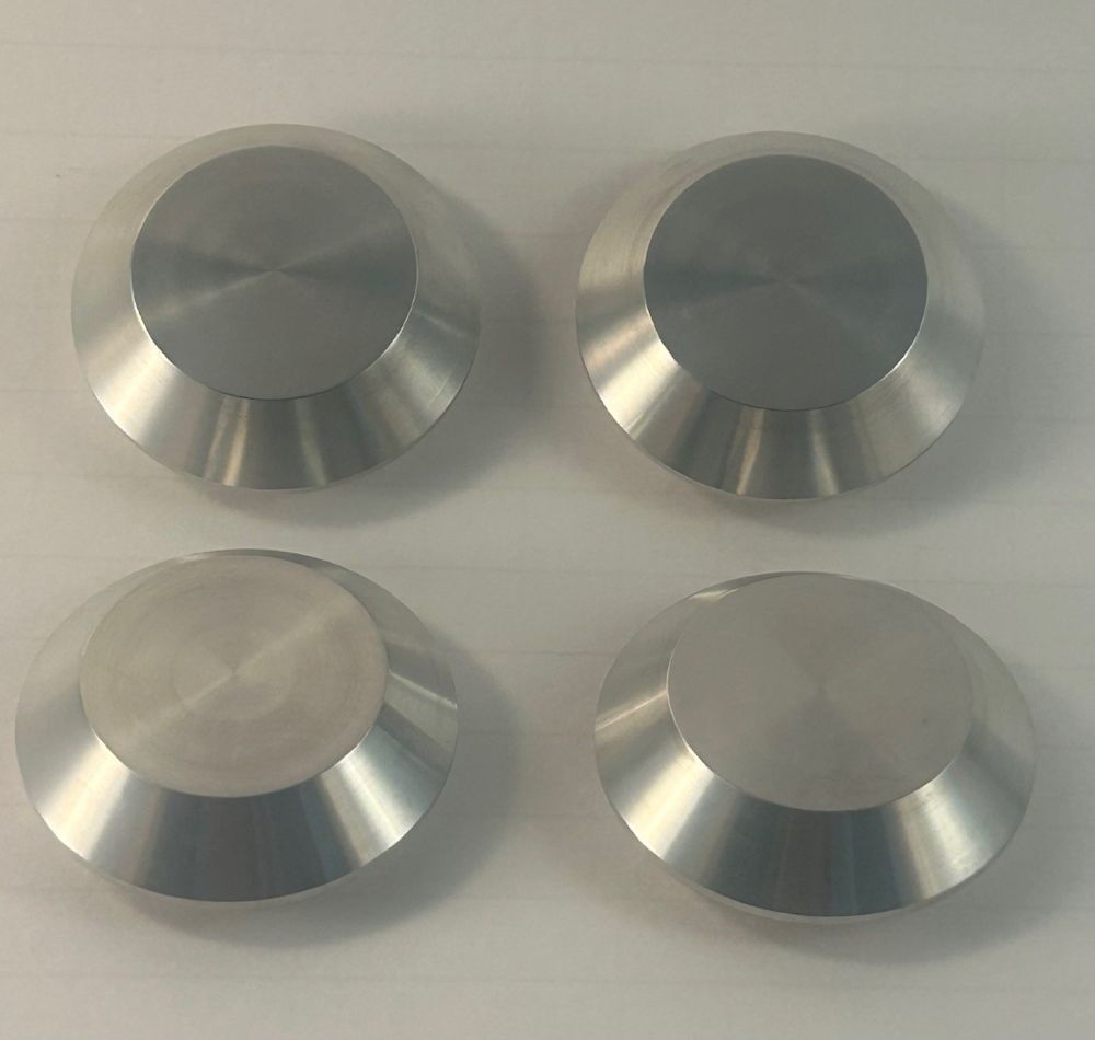 End cap with O ring machined finish set of 4 End cap with O ring machined finish set of 4