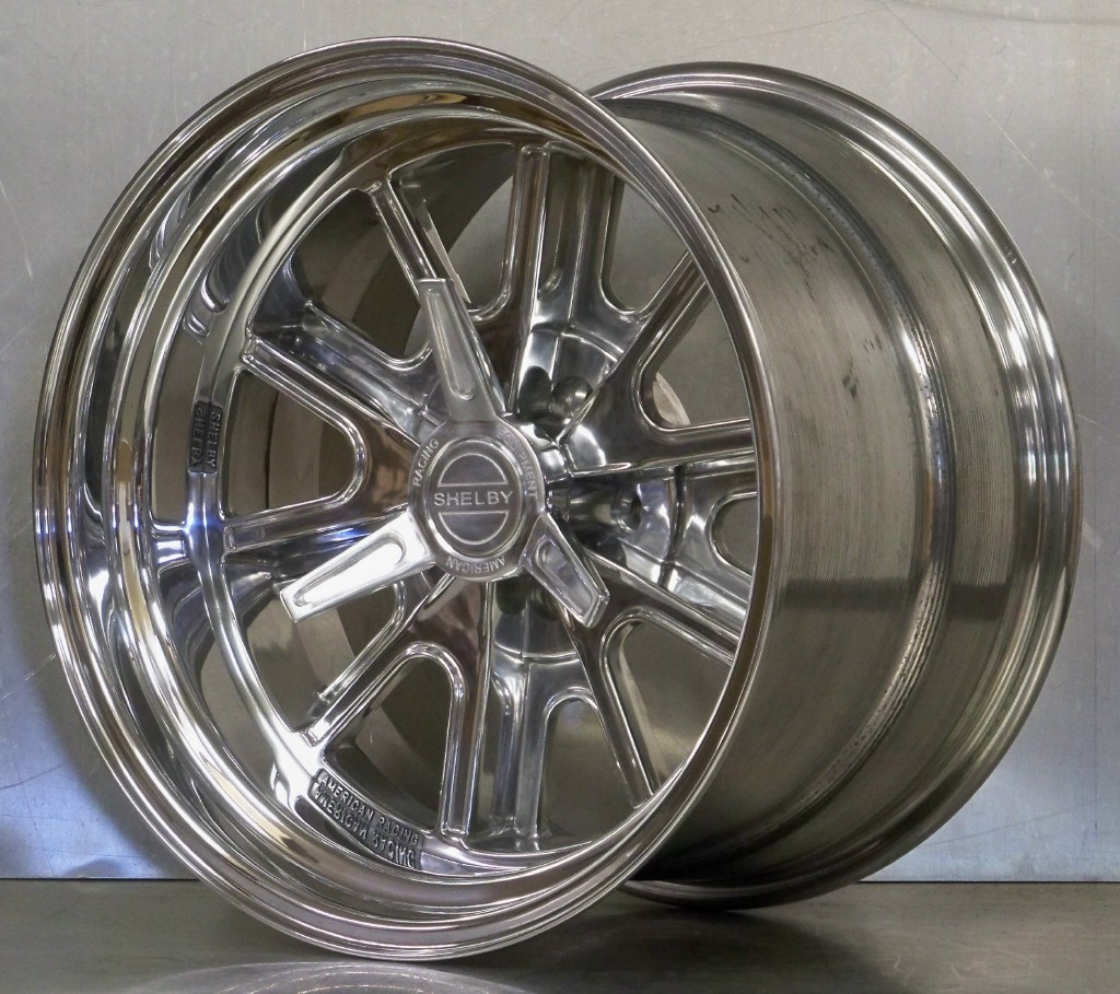 .427 Shelby 5 lug wheels polished including spinners : Vintage Wheels ...