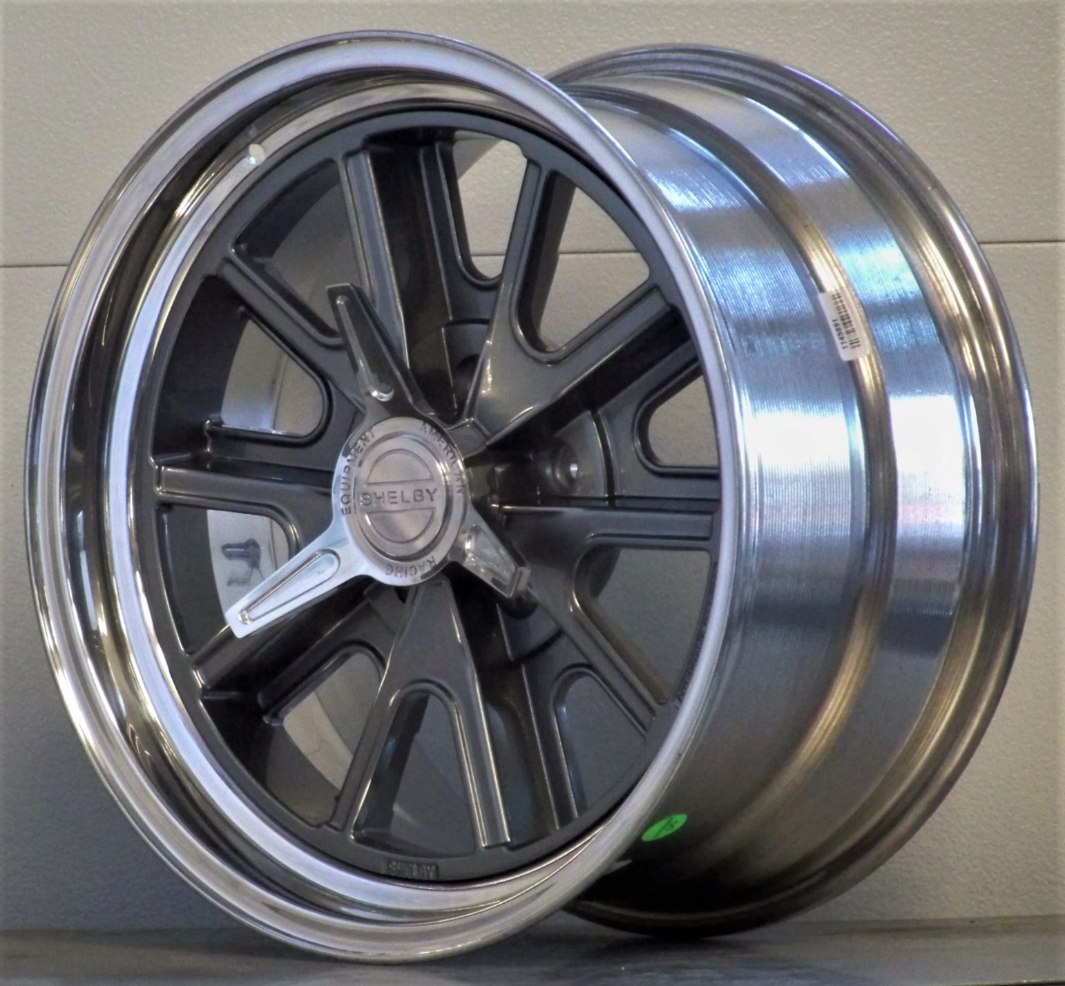 427 Shelby 5 lug gray inc.spinners (price shown per wheel)