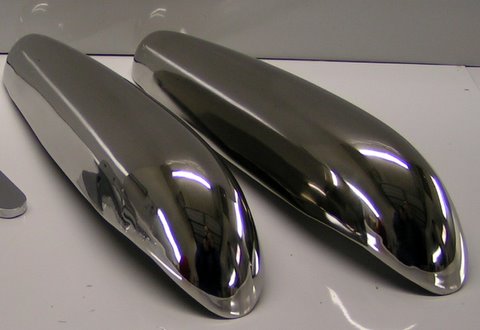 Overrider Front - stainless (pair)
